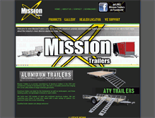 Tablet Screenshot of missiontrailers.com